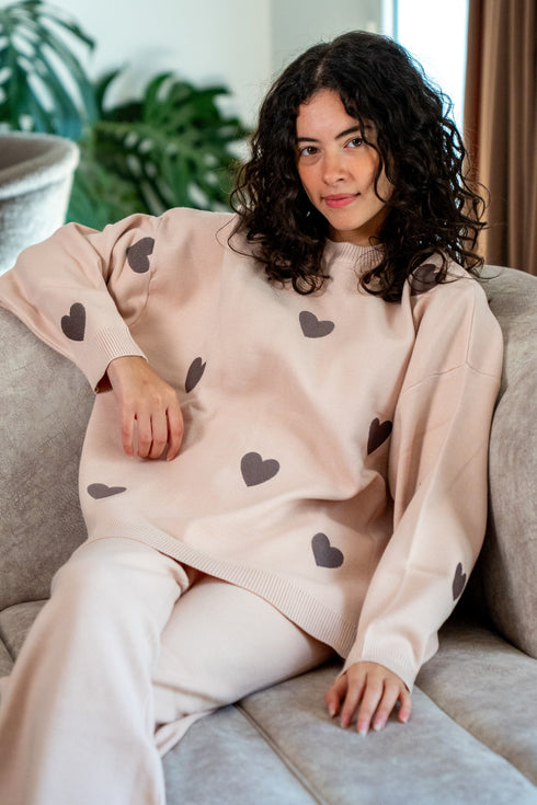 Snuggs women winter Knit pajama Nude